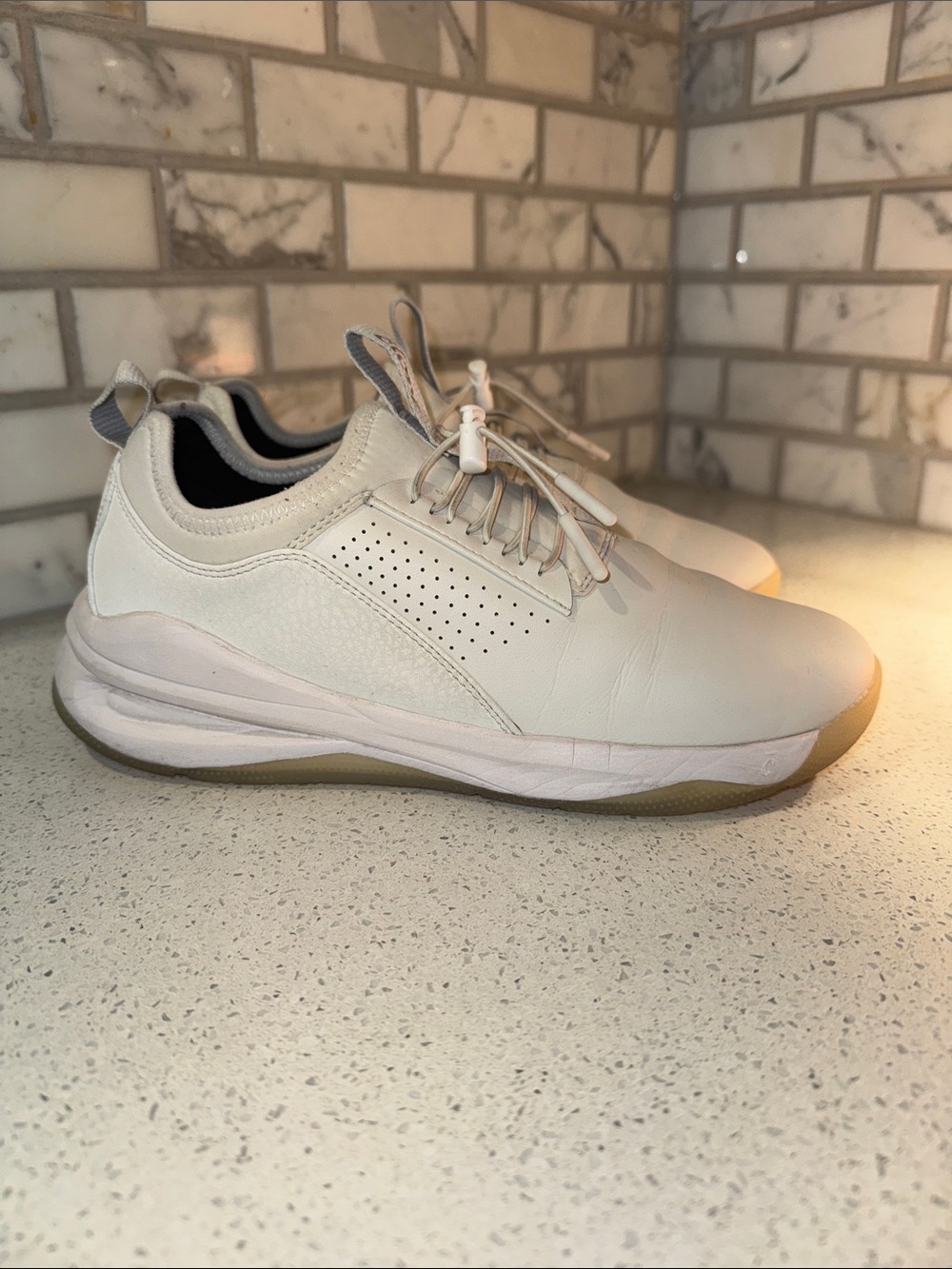Women’s CLOVE White Slip-On NURSING Sneakers